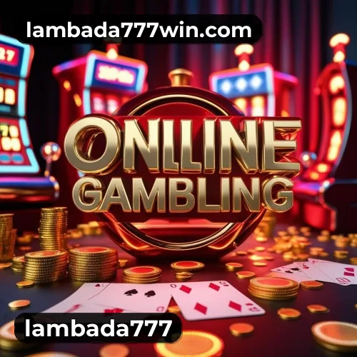 App lambada777 para iOS e Android — interface mobile, login biométrico e PIX integrado